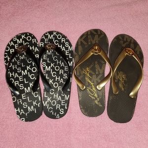 Michael Kors flip flop sandals